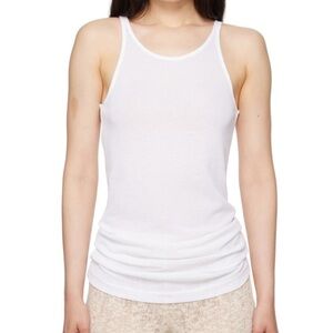 NWT BITE STUDIOS White Transparent Tank Top XS